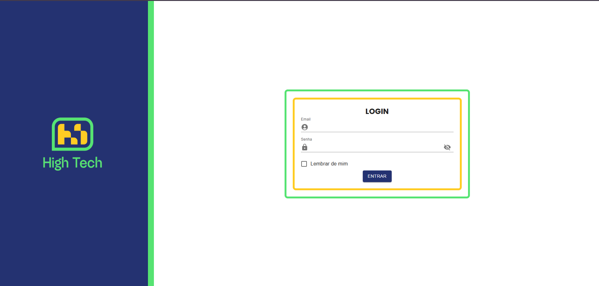 Tela de Login